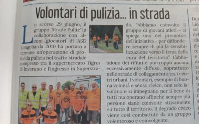 Volontari di pulizia… in strada